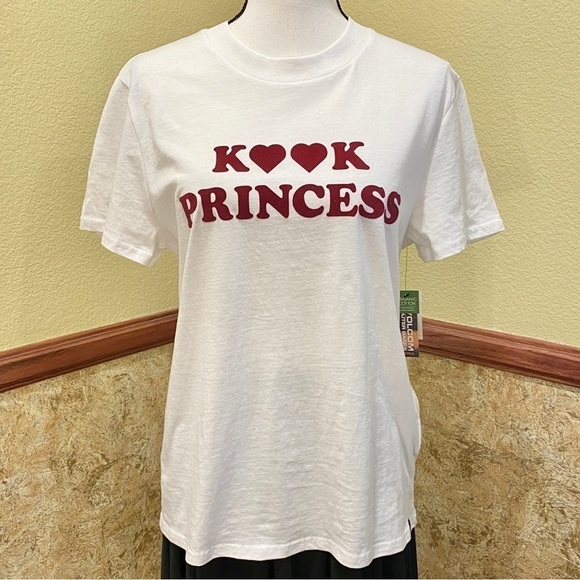 Volcom NWT T Shirt Outer Banks X Netflix OBX Womens Tee White Kook Princess Med - Picture 2 of 8